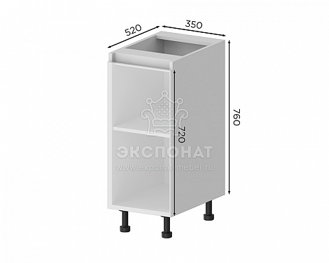Н-350 Шкаф нижний Кухня Этерна (ETERNA)
