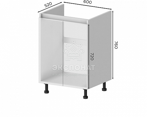 НМ-600 Шкаф нижний мойка Кухня Этерна (ETERNA)