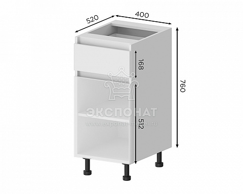 Н1Я-400 Шкаф нижний 1 ящик Кухня Этерна (ETERNA)